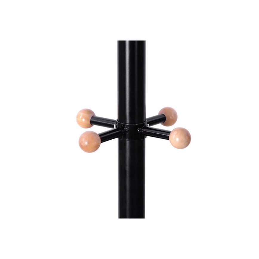 Porte-manteau sur pied LINEA, noir