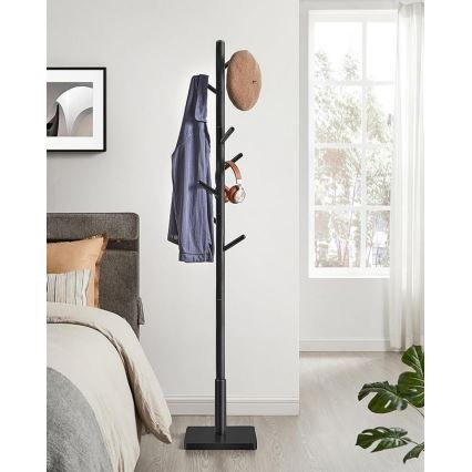 Porte-manteau sur pied LINEA, noir