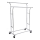 Porte-manteau sur pied mobile LINEA argenté