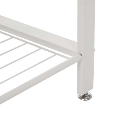 Porte-manteau sur pied NAVOR marron/blanc