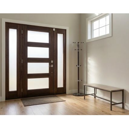 Porte-manteau sur pied RAMO 185x38 cm wengé
