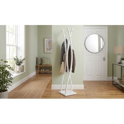 Porte-manteau sur pied VALET 179x35 cm, blanc