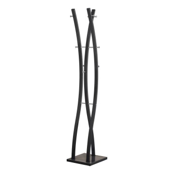 Porte-manteau sur pied VALET 179x35 cm noir
