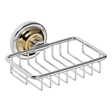 Porte-savon 14x6,5 cm argenté/doré