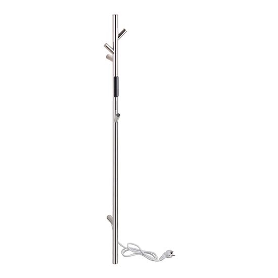 Porte-serviettes 10,3 × 118 cm en acier inoxydable/argenté