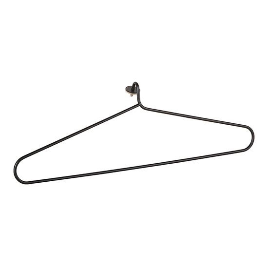 Porte-serviettes 45x12,2 cm inox/noir