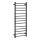 Porte-serviettes 45x132 cm inox/noir