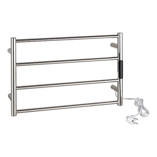 Porte-serviettes 56x37 cm inox/argenté