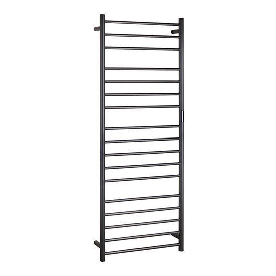 Porte-serviettes 60x168 cm inox/noir