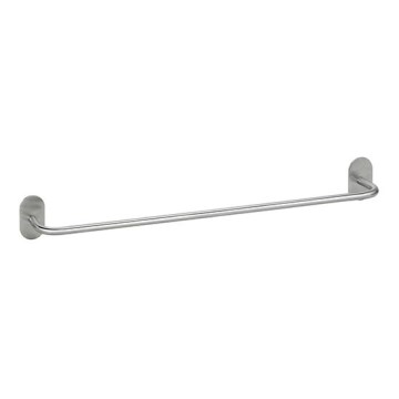 Porte-serviettes 64,5x7,2 cm acier inoxydable/argenté