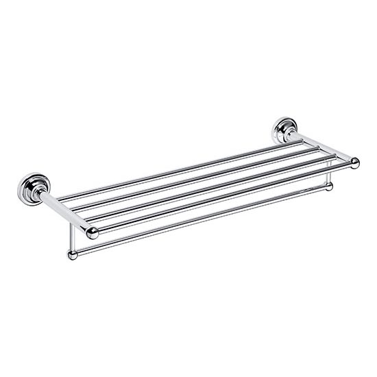 Porte-serviettes 66,5x12 cm argenté