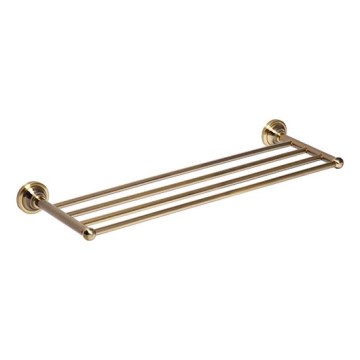 Porte-serviettes 66,5x6,5 cm, finition bronze