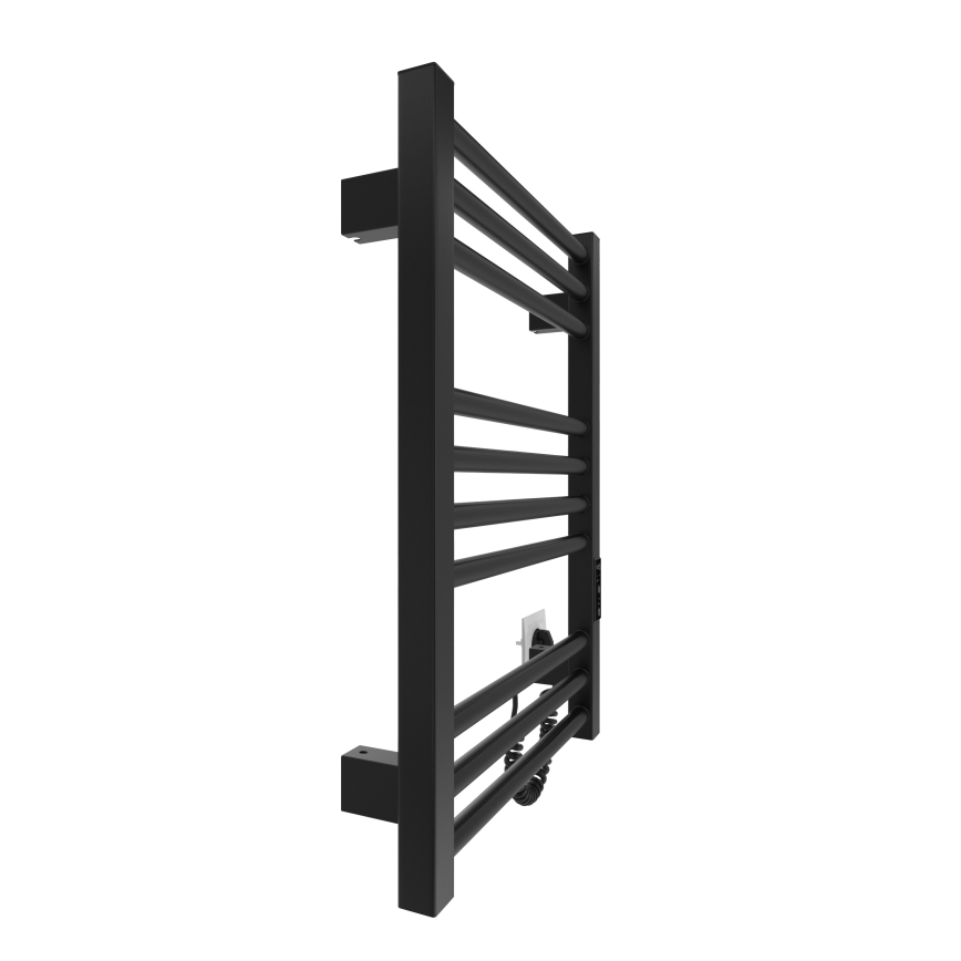 Porte-serviettes chauffant en échelle HF DERBY 100W/230V 57x43 cm noir