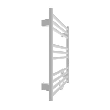 Porte-serviettes chauffant en échelle HF GREENWICH 100W/230V 57x43 cm blanc arrondi