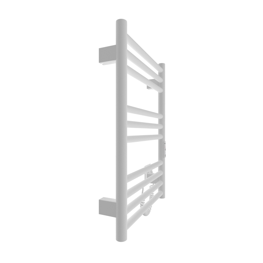 Porte-serviettes chauffant en échelle HF GREENWICH 100W/230V 57x43 cm blanc arrondi