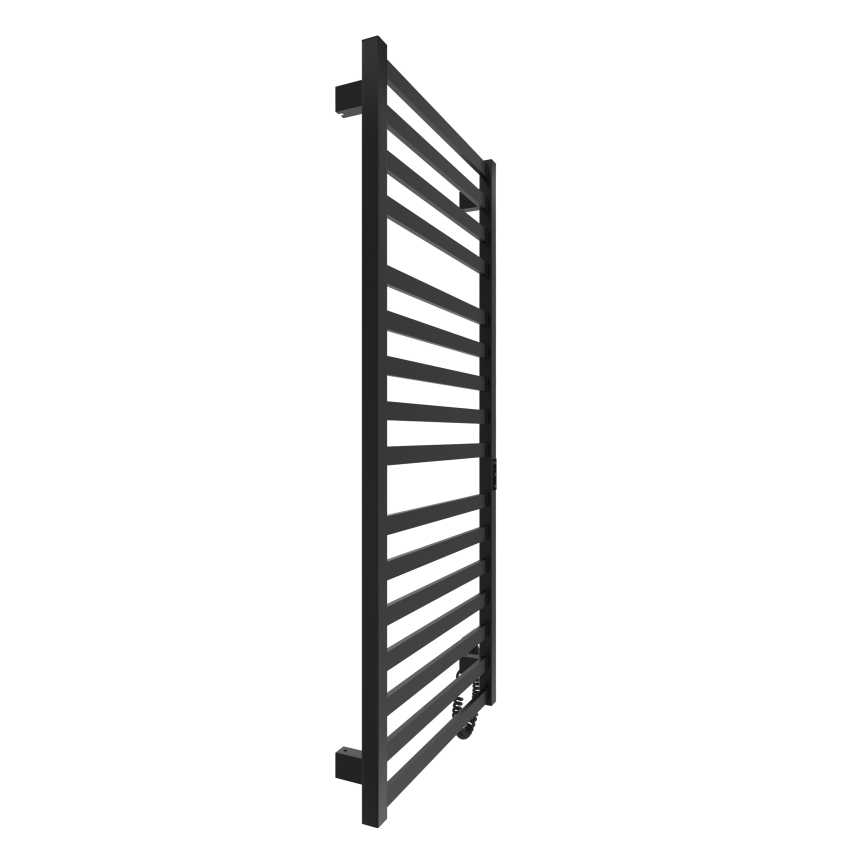 Porte-serviettes chauffant en échelle HF OXFORD 255W/230V 117x53 cm noir