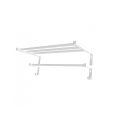 Porte-serviettes pour radiateur de salle de bains HF SHEFFIELD 52x25,6 cm blanc