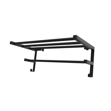 Porte-serviettes pour radiateur de salle de bains HF SHEFFIELD 52x28,4 cm noir