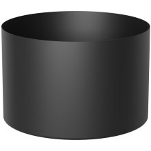 Pot de fleurs 11x17 cm noir