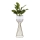 Pot de fleurs en métal LOFT 56x20 cm doré/blanc