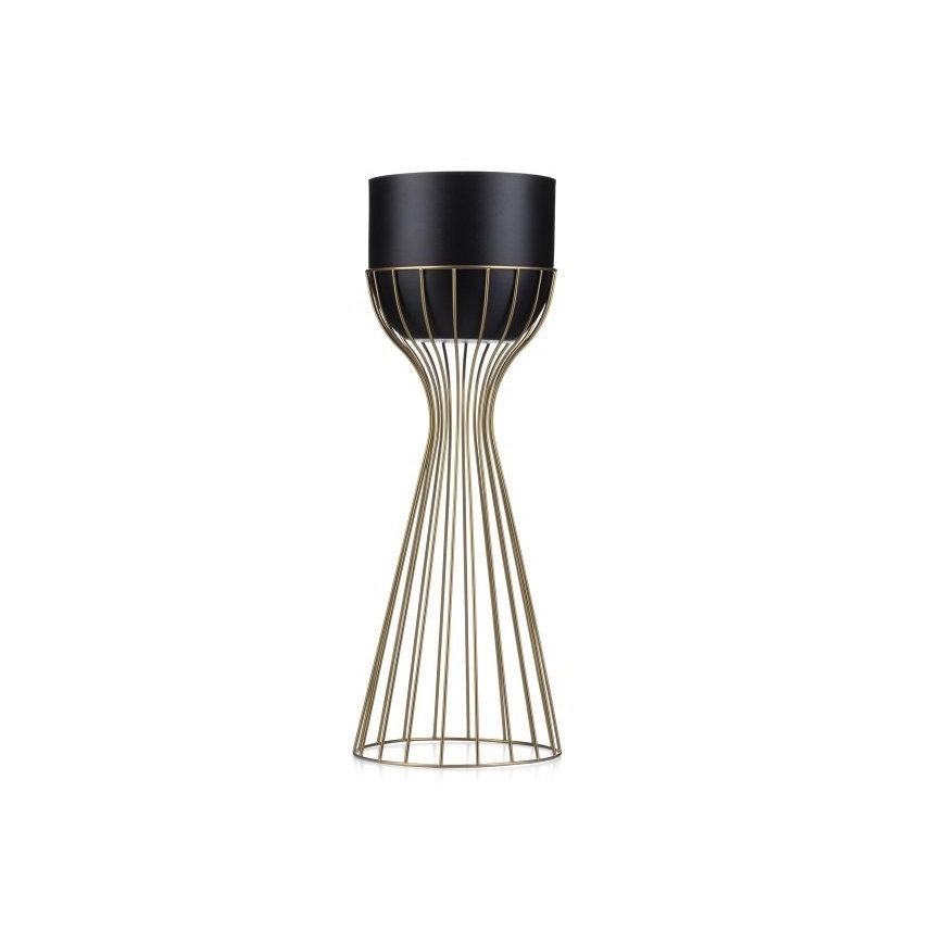 Pot de fleurs en métal LOFT 56x20 cm doré/noir