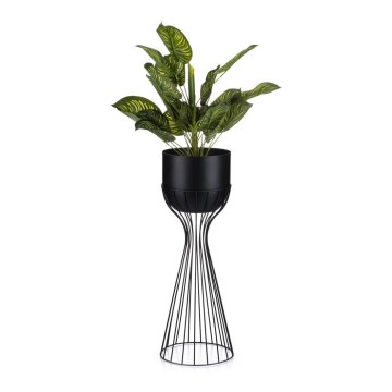 Pot de fleurs en métal LOFT 56x20 cm noir