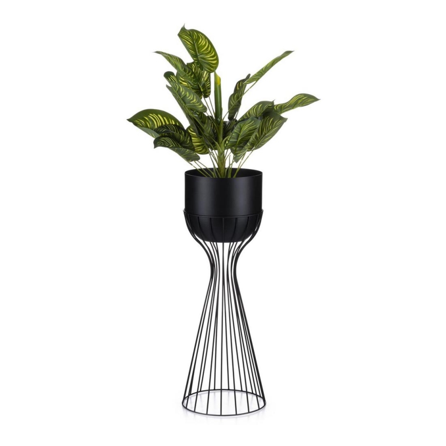 Pot de fleurs en métal LOFT 56x20 cm noir