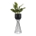 Pot de fleurs en métal LOFT 56x20 cm noir