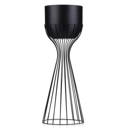 Pot de fleurs en métal LOFT 56x20 cm noir