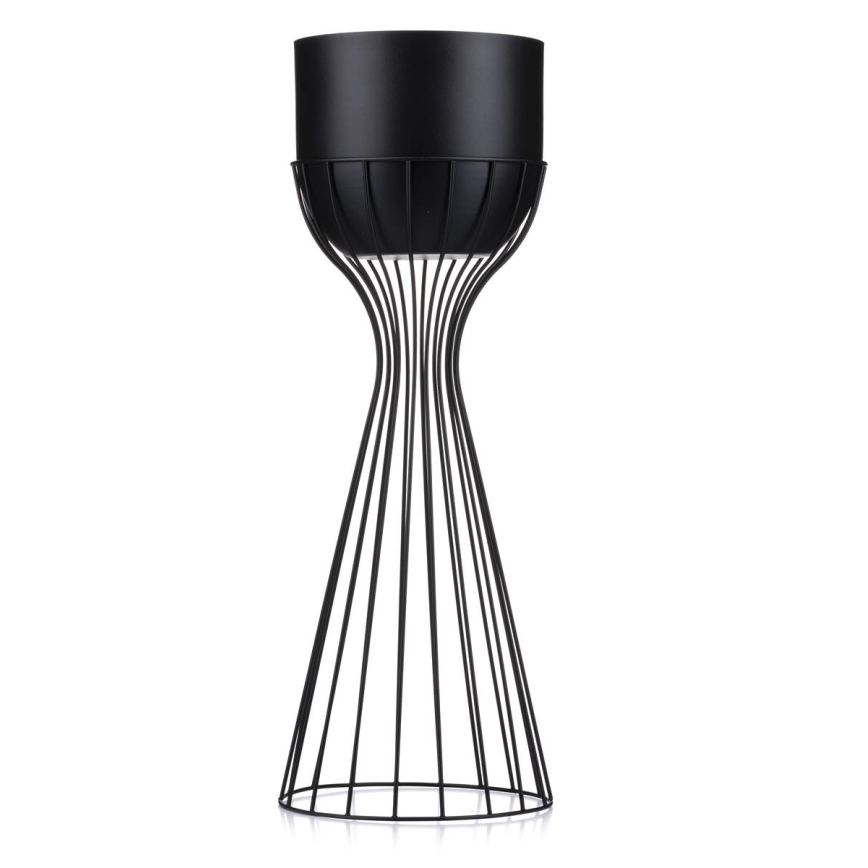 Pot de fleurs en métal LOFT 56x20 cm noir