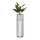 Pot de fleurs en métal LOFT 70x20 cm noir/blanc