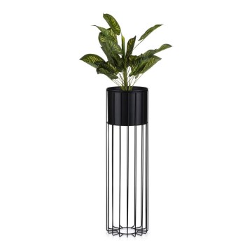 Pot de fleurs en métal LOFT 70x20 cm noir