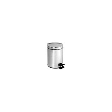 Poubelle 35x65 cm inox/argenté