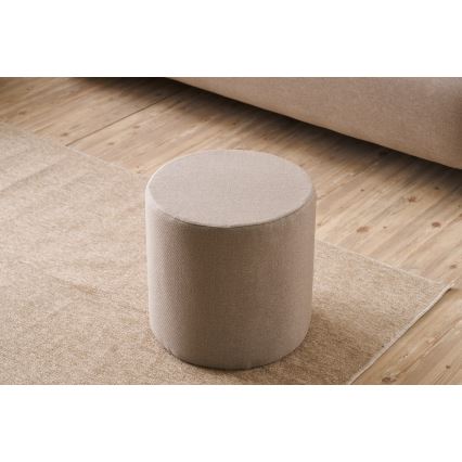 Pouf RONDO Ø 40 cm beige