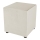 Pouf SIX 40x40 cm crème