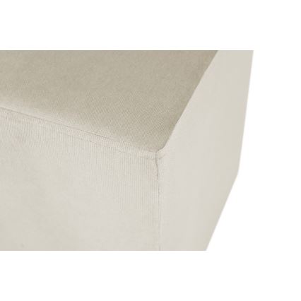 Pouf SIX 40x40 cm crème