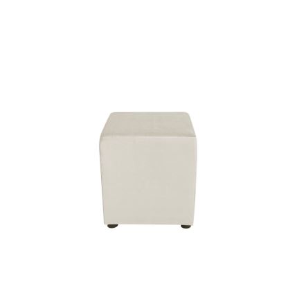 Pouf SIX 40x40 cm crème