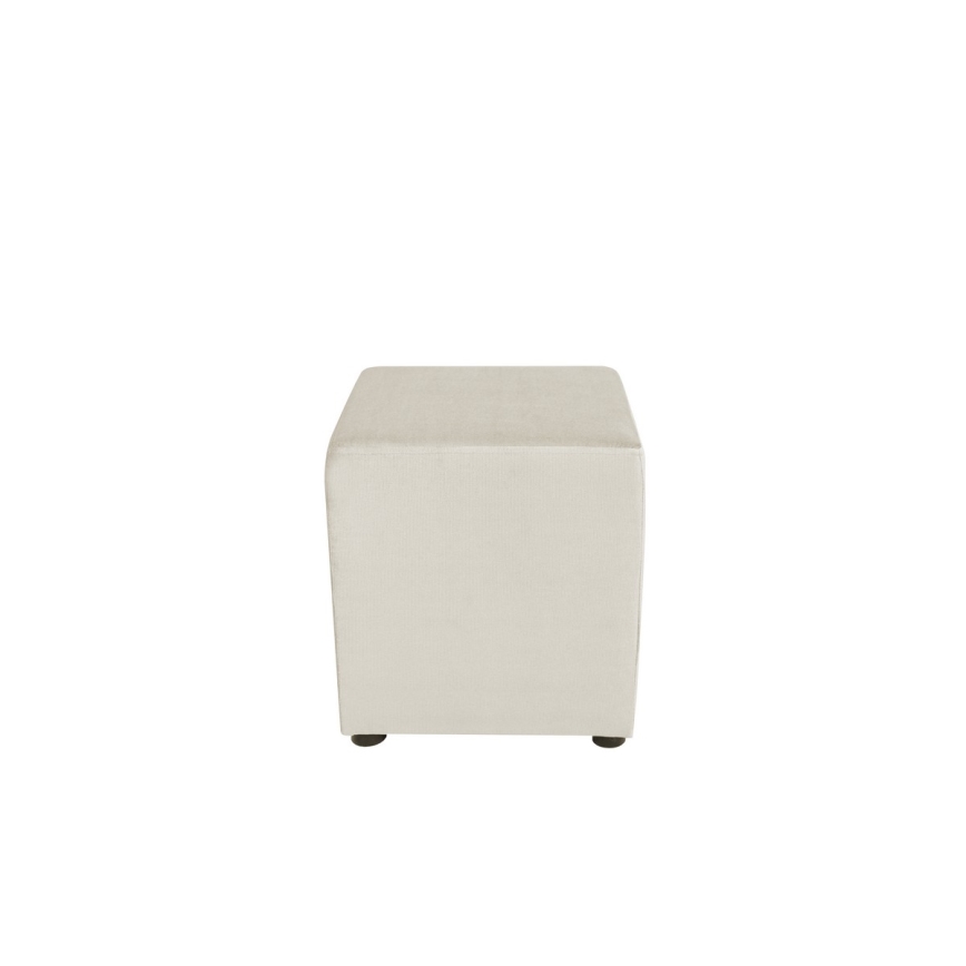Pouf SIX 40x40 cm crème