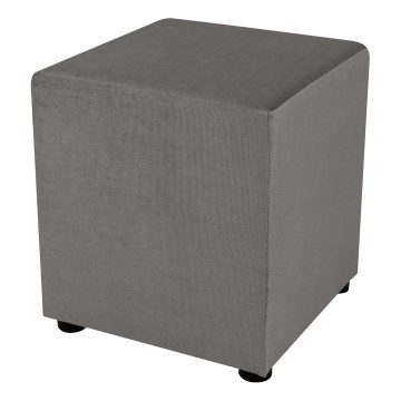 Pouf SIX 40x40 cm gris