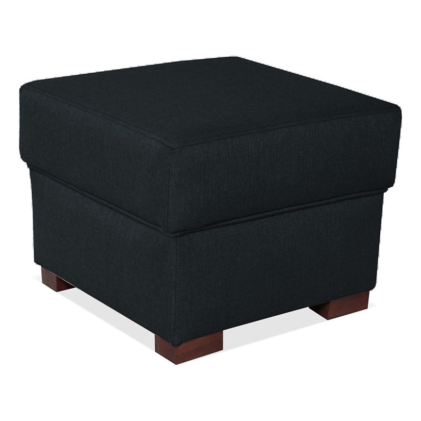 Pouf VIVA 51x51 cm noir