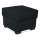 Pouf VIVA 51x51 cm noir