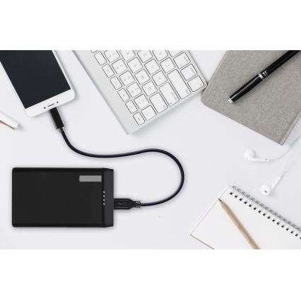 Power Bank ALPHAQ 10 000 mAh/3,7V noir