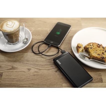 Power Bank ALPHAQ 10 000 mAh/3,7V noir