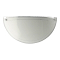 Prezent 1421 NS - Verre de rechange pour luminaire mural DISC E27 12,5x25 cm blanc