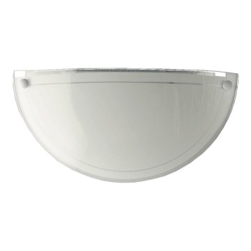 Prezent 1421 NS - Verre de rechange pour luminaire mural DISC E27 12,5x25 cm blanc