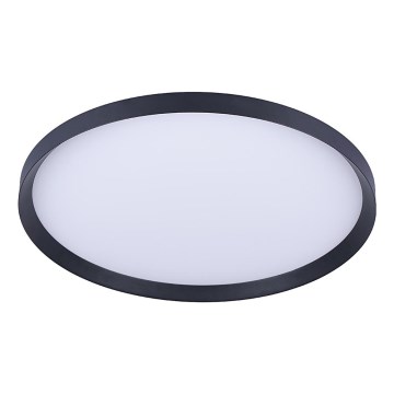 Prezent 17311 - Plafonnier LED ADRA LED/42W/230V + LED/13W 3000/4000/6000K Ø 48,5 cm noir