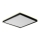 Prezent 27313 -Plafonnier salle de bain CORDIA SQ LED/18W/230V 3000/6000K IP54 noir