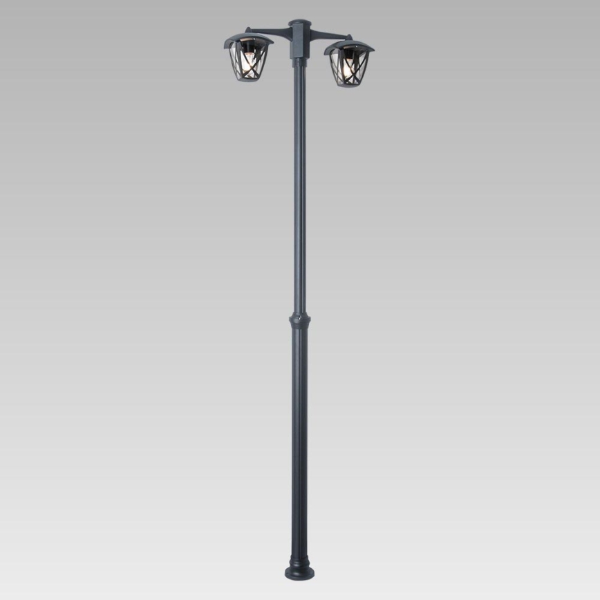 Prezent 39031 - Lampadaire extérieur SPLIT 2xE27/60W/230V IP44