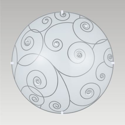 Prezent 45074 - Verre de rechange pour plafonnier ORNAX E27