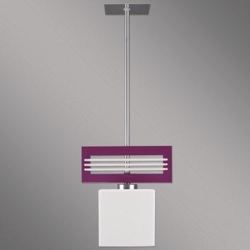 Prezent 51261 - Suspension SANGA 1xE14/60W/230V violet